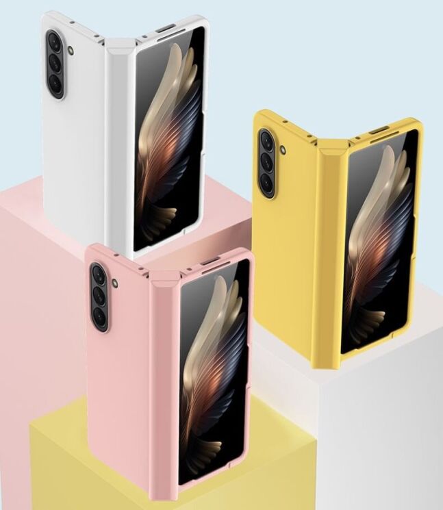 Пластиковый чехол Deexe Hinge Case для Samsung Galaxy Fold 6 - Black: фото 8 из 9