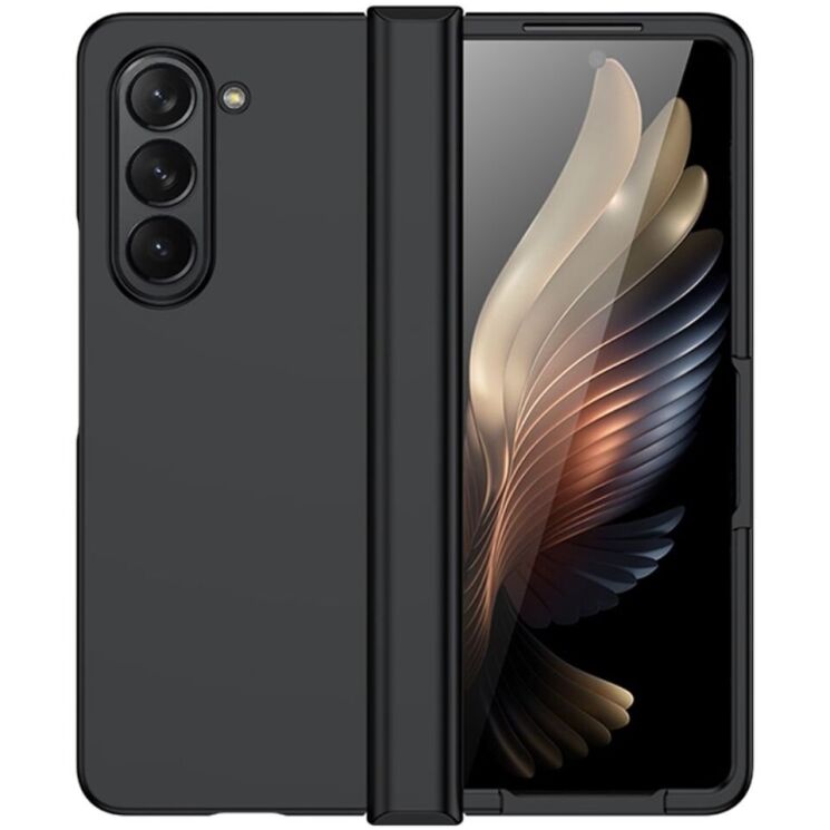 Пластиковый чехол Deexe Hinge Case для Samsung Galaxy Fold 6 - Black: фото 1 из 9
