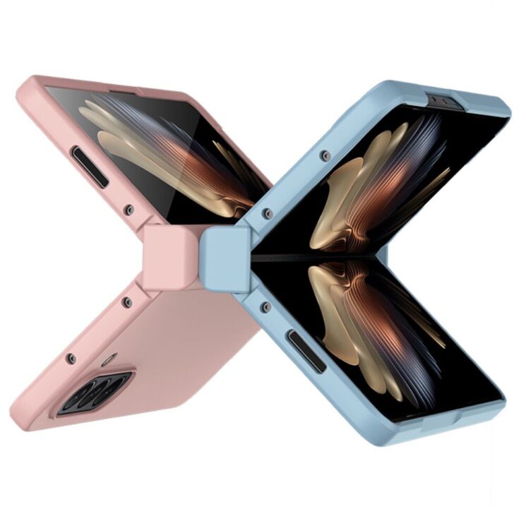 Пластиковый чехол Deexe Hinge Case для Samsung Galaxy Fold 6 - Black: фото 6 из 9