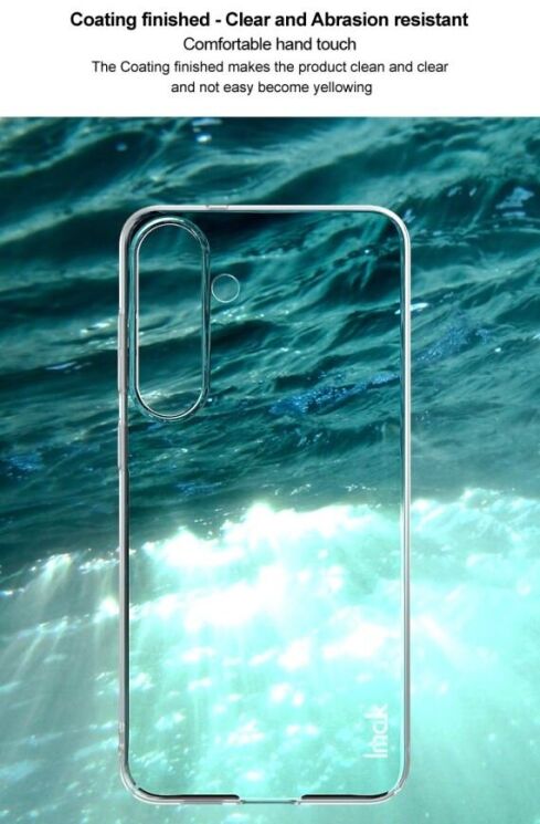 Пластиковий чохол IMAK Crystal II Pro для Samsung Galaxy S25 (S931) - Transparent: фото 7 з 10