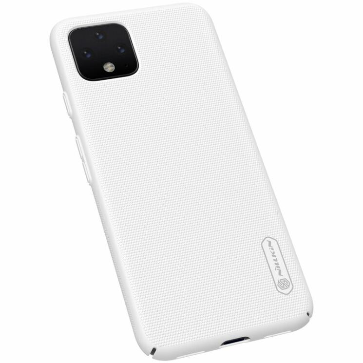 Пластиковый чехол NILLKIN Frosted Shield для Google Pixel 4 XL - White: фото 6 из 18