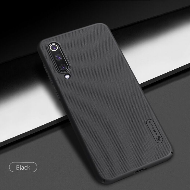 Пластиковый чехол NILLKIN Frosted Shield для Xiaomi Mi 9 SE - Black: фото 4 из 16