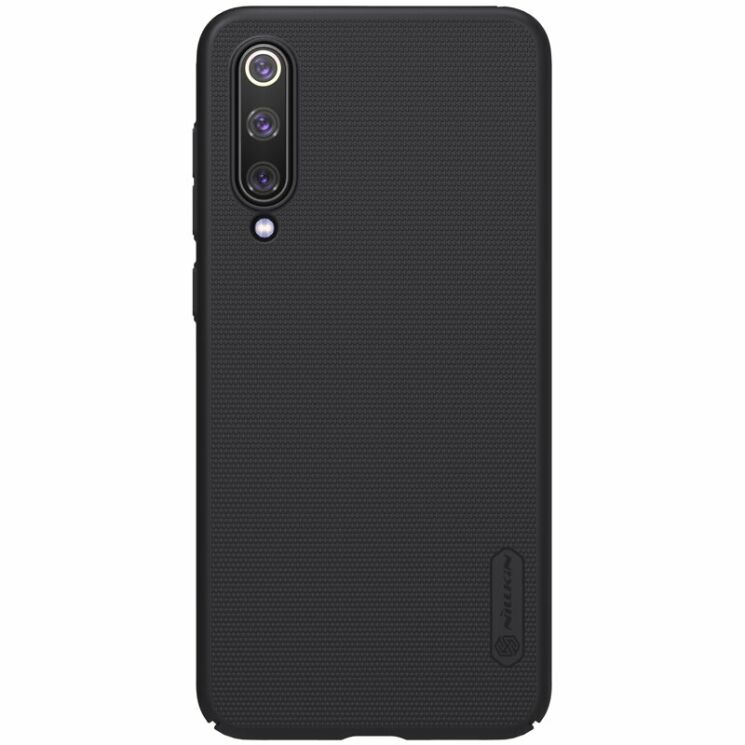 Пластиковый чехол NILLKIN Frosted Shield для Xiaomi Mi 9 SE - Black: фото 1 из 16