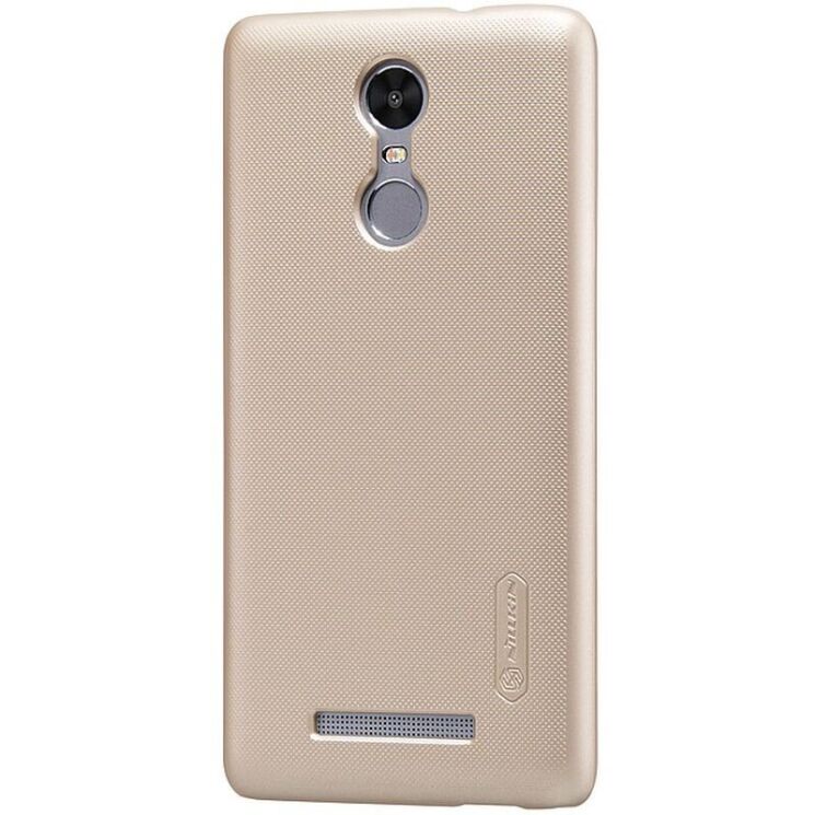 Пластиковий чохол NILLKIN Frosted Shield для Xiaomi Redmi Note 3 / Note 3 Pro - Gold: фото 3 з 10