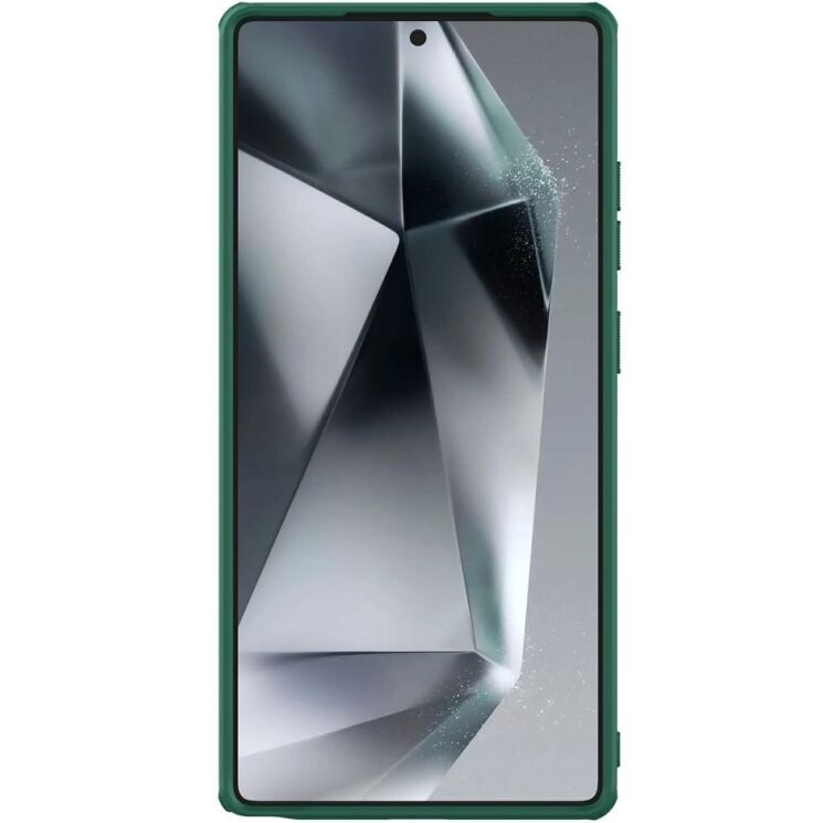 Пластиковый чехол NILLKIN Frosted Shield Pro для Samsung Galaxy S25 Ultra (S938) - Green: фото 3 из 18