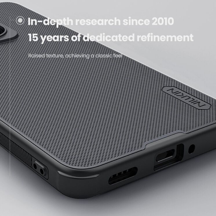 Пластиковый чехол NILLKIN Frosted Shield Pro для Xiaomi 14T - Black: фото 6 из 12