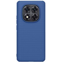 Пластиковый чехол NILLKIN Frosted Shield Pro для Xiaomi Redmi Note 14 Pro Plus - Blue: фото 1 из 15
