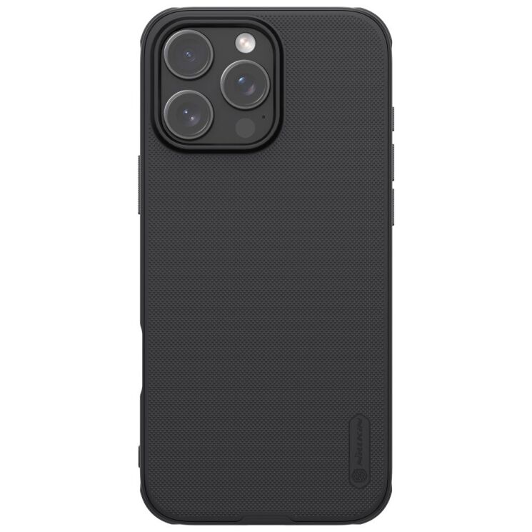 Пластиковий чохол NILLKIN Frosted Shield Pro Magnetic для Apple iPhone 16 Pro - Black: фото 1 з 18