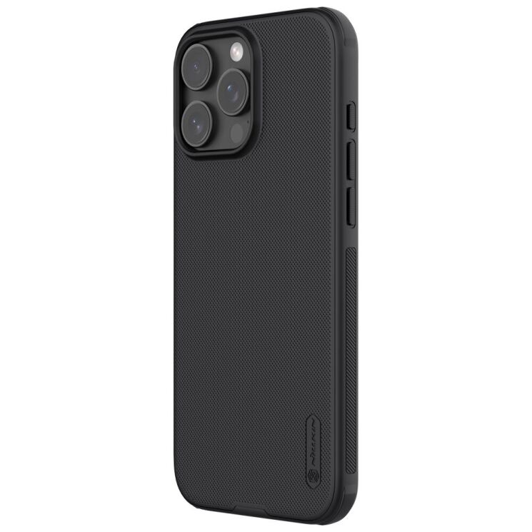 Пластиковий чохол NILLKIN Frosted Shield Pro Magnetic для Apple iPhone 16 Pro - Black: фото 2 з 18