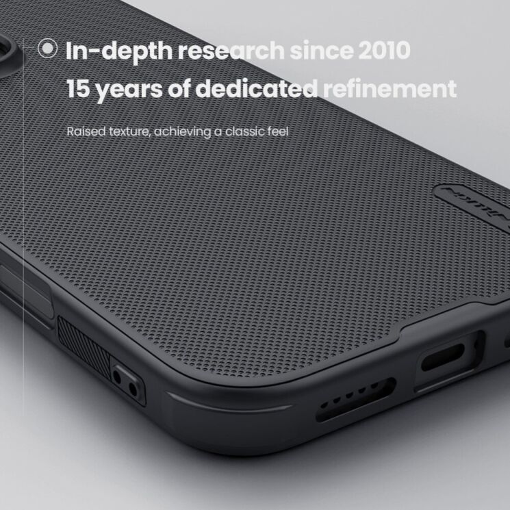 Пластиковий чохол NILLKIN Frosted Shield Pro Magnetic для Apple iPhone 16 Pro - Black: фото 8 з 18