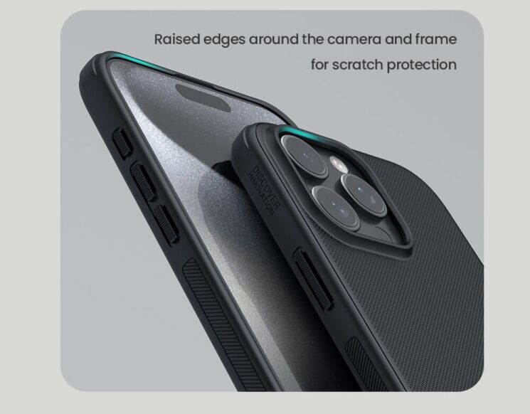 Пластиковий чохол NILLKIN Frosted Shield Pro Magnetic для Apple iPhone 16 Pro - Black: фото 13 з 18