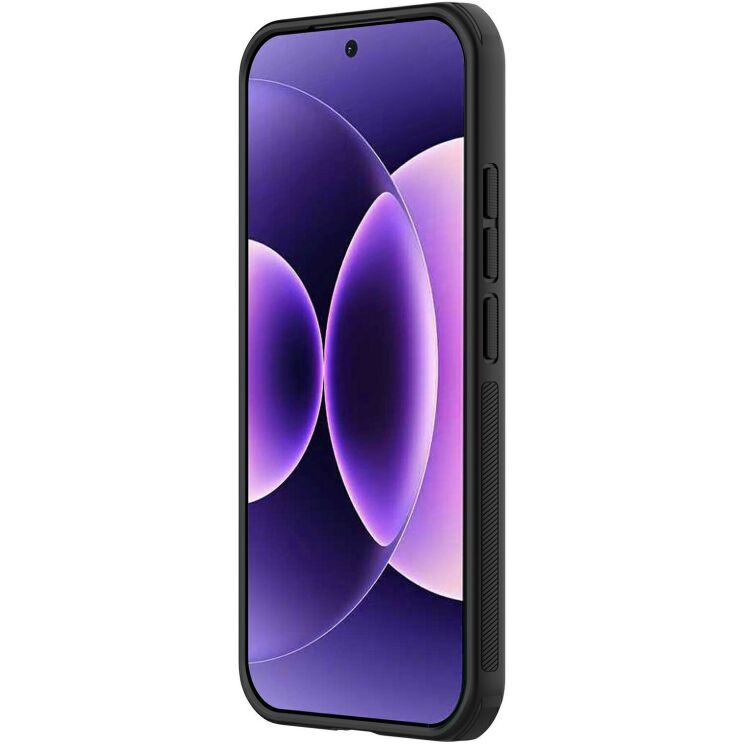 Защитный (PC+TPU) чехол NILLKIN Frosted Shield Pro Magnetic для Xiaomi 17 Pro - Black: фото 3 из 20