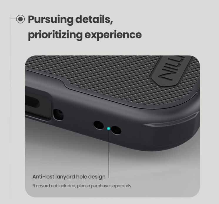 Защитный (PC+TPU) чехол NILLKIN Frosted Shield Pro Magnetic для Xiaomi 17 Pro - Black: фото 15 из 20