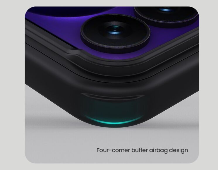 Защитный (PC+TPU) чехол NILLKIN Frosted Shield Pro Magnetic для Xiaomi 17 Pro - Black: фото 10 из 20