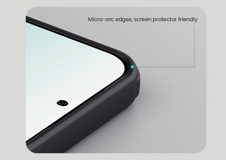 Защитный (PC+TPU) чехол NILLKIN Frosted Shield Pro Magnetic для Xiaomi 17 Pro - Black: фото 17 из 20