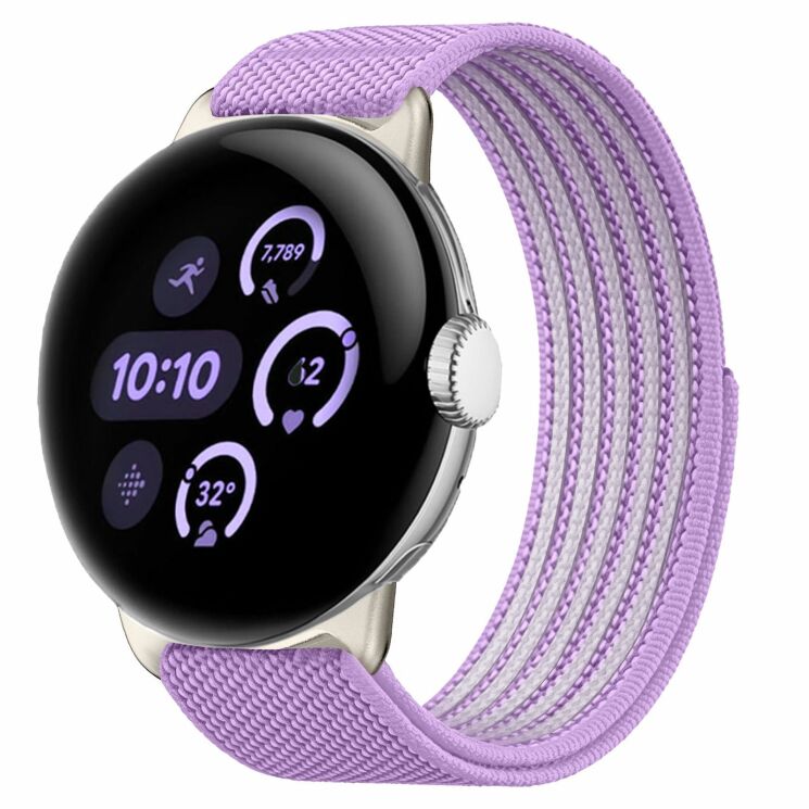 Ремешок Deexe Active Band для Google Pixel Watch 5 / 4 / 3 / 2 / 1 (41mm) - Purple: фото 2 из 4