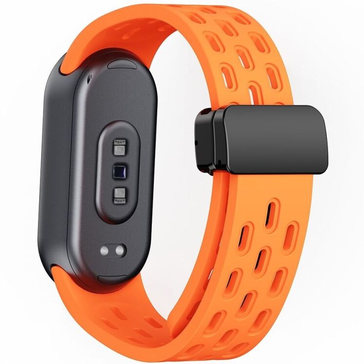 Ремешок Deexe Astra Strap для Xiaomi Mi Smart Band 8 / 9 - Orange: фото 1 из 9