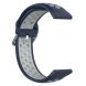 Ремешок Deexe Dual Color для Samsung Galaxy Watch 3 (41mm) - Dark Blue / Grey (235406N). Фото 2 из 5