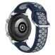 Ремешок Deexe Dual Color для Samsung Galaxy Watch 3 (41mm) - Dark Blue / Grey (235406N). Фото 4 из 5