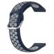 Ремешок Deexe Dual Color для Samsung Galaxy Watch 3 (41mm) - Dark Blue / Grey (235406N). Фото 1 из 5