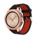 Ремешок Deexe Dual Color для Samsung Galaxy Watch 42mm / Watch 3 41mm - Black/Red (116903BR). Фото 1 из 4