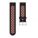 Ремешок Deexe Dual Color для Samsung Galaxy Watch 42mm / Watch 3 41mm - Black/Red (116903BR). Фото 3 из 4
