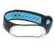 Ремінець Deexe Dual Color для Xiaomi Mi Band 3 - Black / Blue (149705BL). Фото 5 з 5