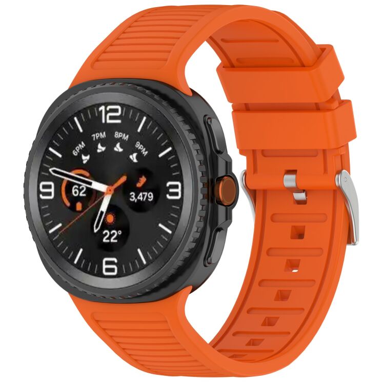 Ремінець Deexe Durable Strap для Samsung Galaxy Watch 8 (40/44mm) / 8 Classic - Orange: фото 2 з 6