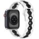 Ремешок Deexe Flex Series для Apple Watch 42 (Series 10) / 41 / 40 / SE 40 / 38 - White / Black (303614WB). Фото 1 из 6