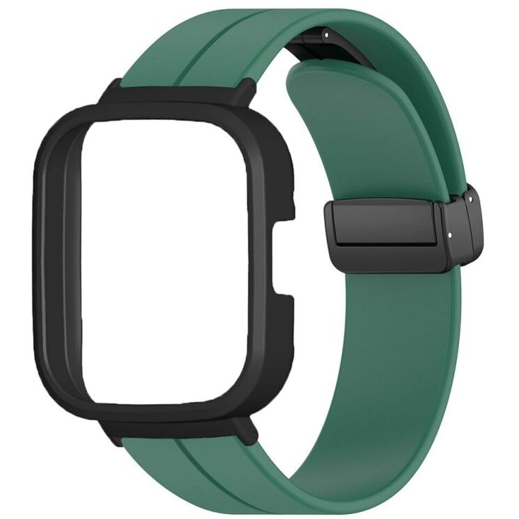 Ремешок Deexe Magnetic Braselet для Xiaomi Redmi Watch 3 - Army Green: фото 1 из 3