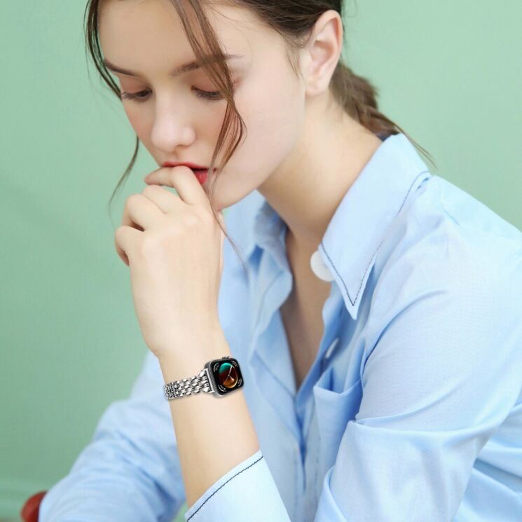 Ремінець Deexe Nona для Huawei Watch Fit 3 - Gold: фото 7 з 7