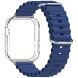 Ремешок Deexe Ocean Silicone для Huawei Watch Fit 3 - Dark Blue (357116DB). Фото 3 из 3