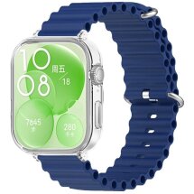 Ремешок Deexe Ocean Silicone для Huawei Watch Fit 3 - Dark Blue: фото 1 из 3