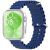 Ремешок Deexe Ocean Silicone для Huawei Watch Fit 3 - Dark Blue: фото 1 из 3