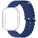 Ремешок Deexe Ocean Silicone для Huawei Watch Fit 3 - Dark Blue (357116DB). Фото 2 из 3