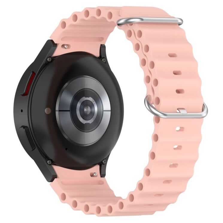 Ремешок Deexe Ocean Strap для Samsung Galaxy Watch 4 / 5 / 6 / 7 / FE (40mm) - Pink: фото 1 из 7
