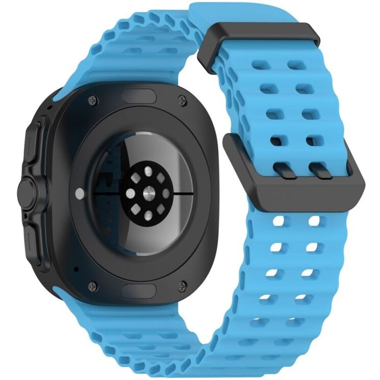 Ремешок Deexe Ocean Strap для Samsung Galaxy Watch Ultra (47mm) - Sky Blue: фото 1 из 9