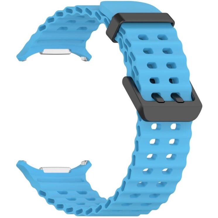 Ремешок Deexe Ocean Strap для Samsung Galaxy Watch Ultra (47mm) - Sky Blue: фото 2 из 9