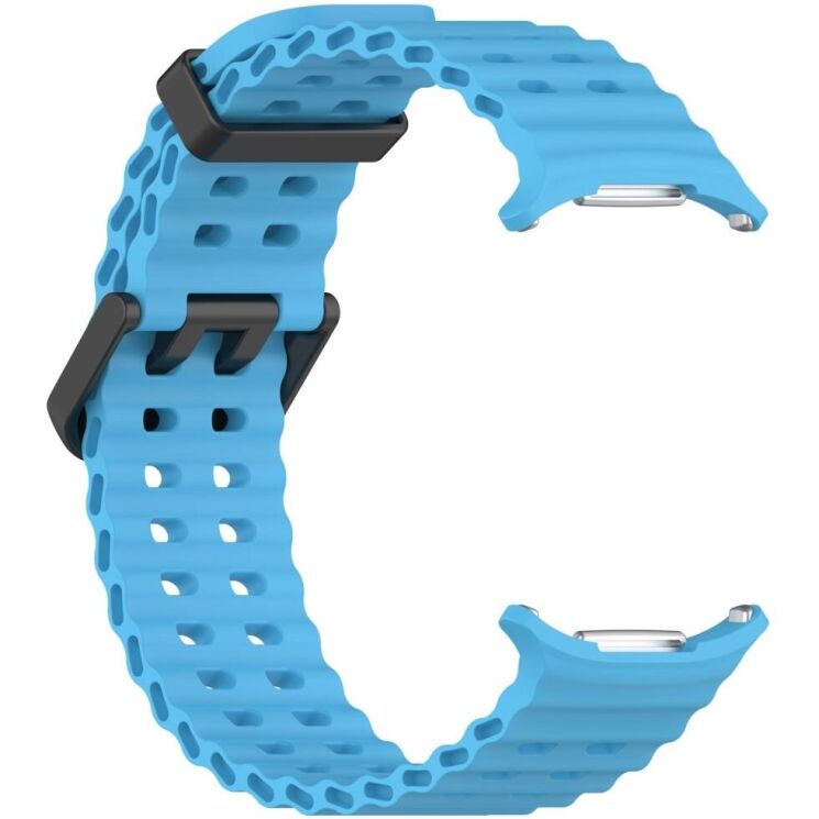 Ремешок Deexe Ocean Strap для Samsung Galaxy Watch Ultra (47mm) - Sky Blue: фото 3 из 9