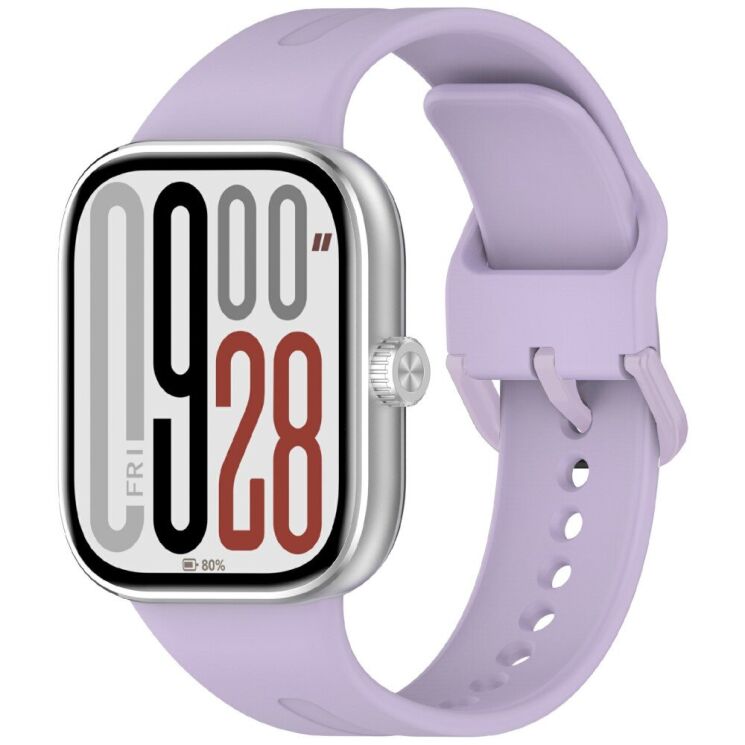 Ремешок Deexe Soft Line для Xiaomi Mi Smart Band 8 Pro / 9 Pro / Redmi Watch 4 / 5 - Purple: фото 2 из 2