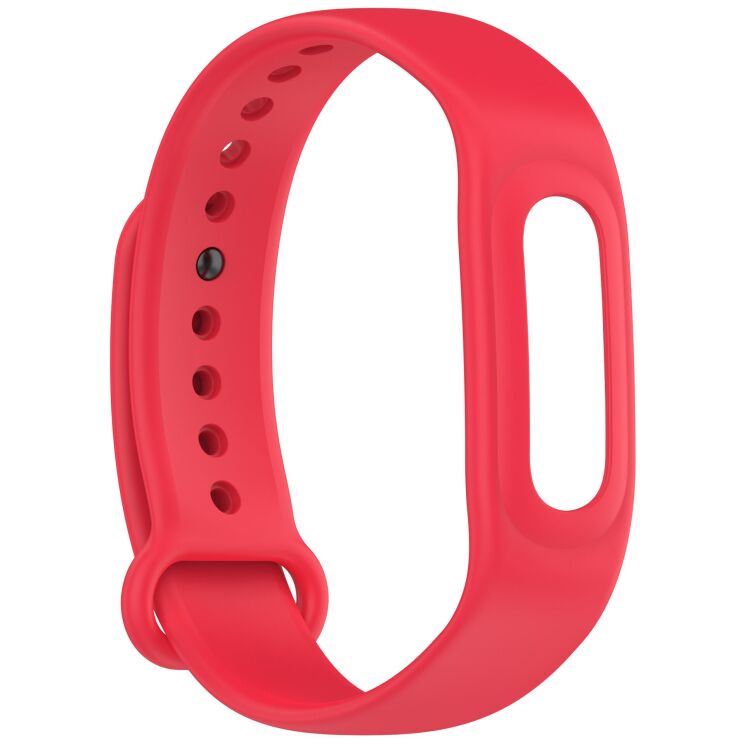 Ремінець Deexe Soft Silicone для Google Fitbit Air - Berry: фото 4 з 8