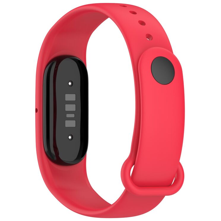Ремінець Deexe Soft Silicone для Google Fitbit Air - Berry: фото 2 з 8