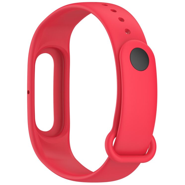 Ремінець Deexe Soft Silicone для Google Fitbit Air - Berry: фото 3 з 8