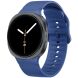 Ремешок Deexe Soft Silicone для Samsung Galaxy Watch 8 (40/44mm) / 8 Classic - Sapphire (384153DB). Фото 2 из 6