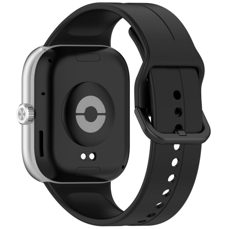 Ремешок Deexe Soft Silicone для Xiaomi Redmi Watch 4 / 5 / Mi Smart Band 8 Pro / Band 9 Pro - Black: фото 1 из 9