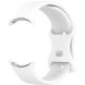 Ремешок Deexe Soft Touch для Google Pixel Watch / Watch 2 / Watch 3 (41mm) - White (311722W). Фото 4 из 4