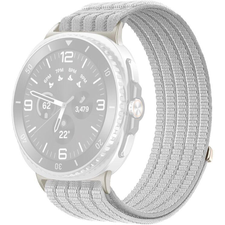Ремешок Deexe Soft Weave для Samsung Galaxy Watch 8 (40/44mm) / 8 Classic - Grey: фото 1 из 5