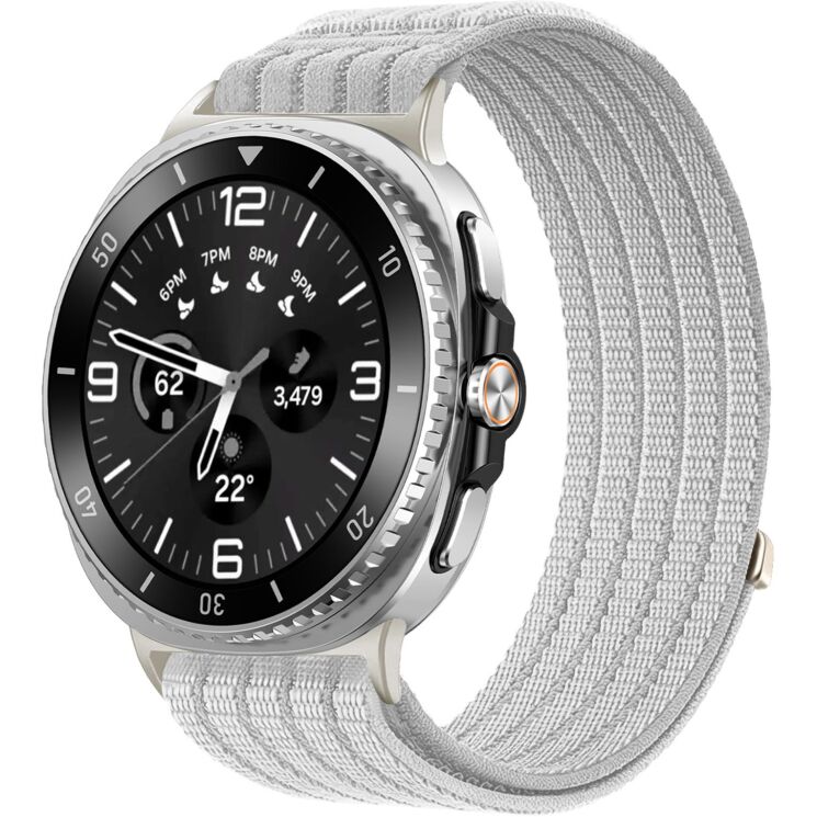 Ремешок Deexe Soft Weave для Samsung Galaxy Watch 8 (40/44mm) / 8 Classic - Grey: фото 2 из 5