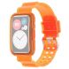 Ремешок Deexe Solid Color для Huawei Watch Fit 2 - Transparent Orange (301503O). Фото 1 из 7