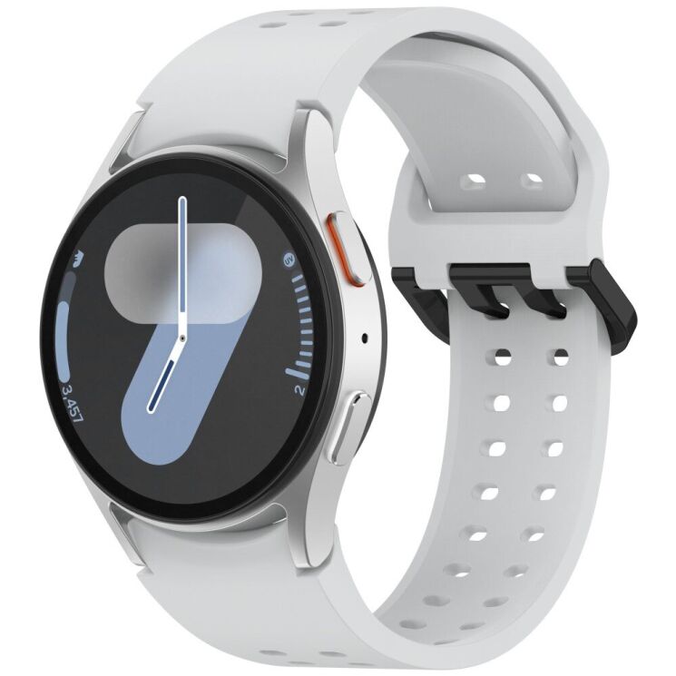 Ремінець Deexe Sport Loop для Samsung Galaxy Watch 4 / 5 / 6 / 7 / FE (40mm) - Grey: фото 2 з 12